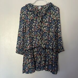 Baby GAP floral long sleeve dress